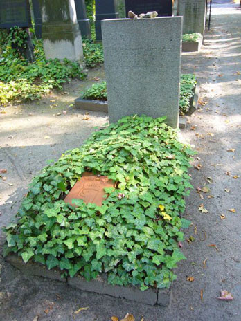 Das Grab von Theodor Wolff auf dem Jüdischen Friedhof Weißensee in Berlin