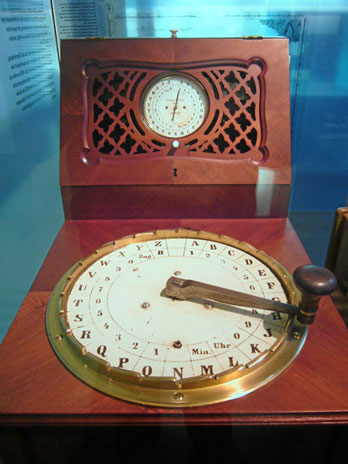 Der Magnetinduktions-Zeigertelegraf von Siemens &  Halske 1857